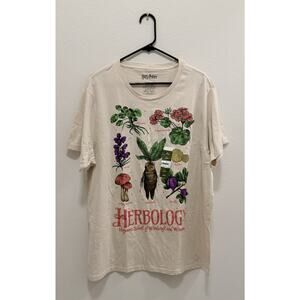 Harry Potter Herbology Botanical Plants T-Shirt - Men's X-Large - NWT